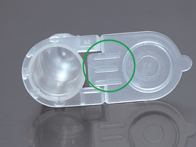 獨特管蓋設(shè)計，易于翻蓋，降低污染風(fēng)險