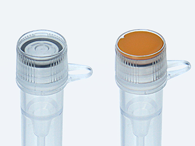 凹蓋結(jié)構(gòu)可安裝多色壓片， 8種顏色可選，為樣品標(biāo)識(shí)提供更多選擇