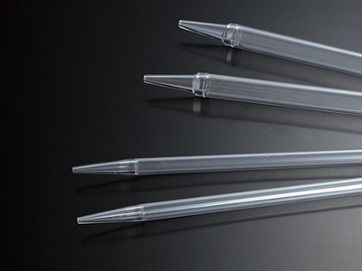 10.0mL、25.0mL、50.0mL和100.0mL 移液管管頭/管嘴采用超聲焊接方式與管體連接